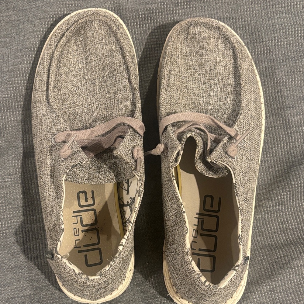 Hey Dude Textured Gray Loafers